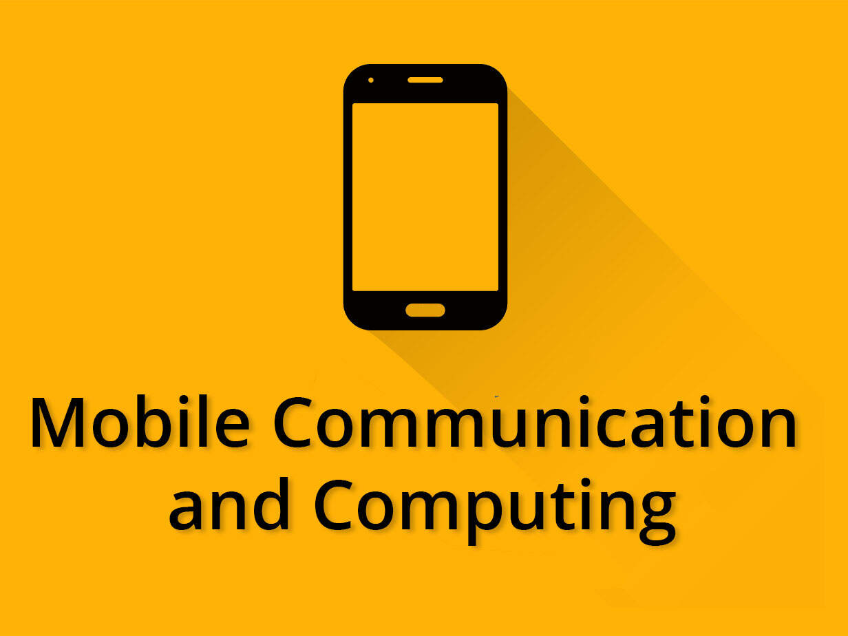 Mobile Computing and Communication